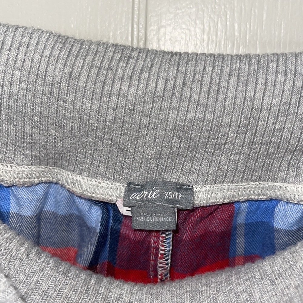 Aerie Jogger Plaid Flannel Pajama Pants - Picture 6 of 11